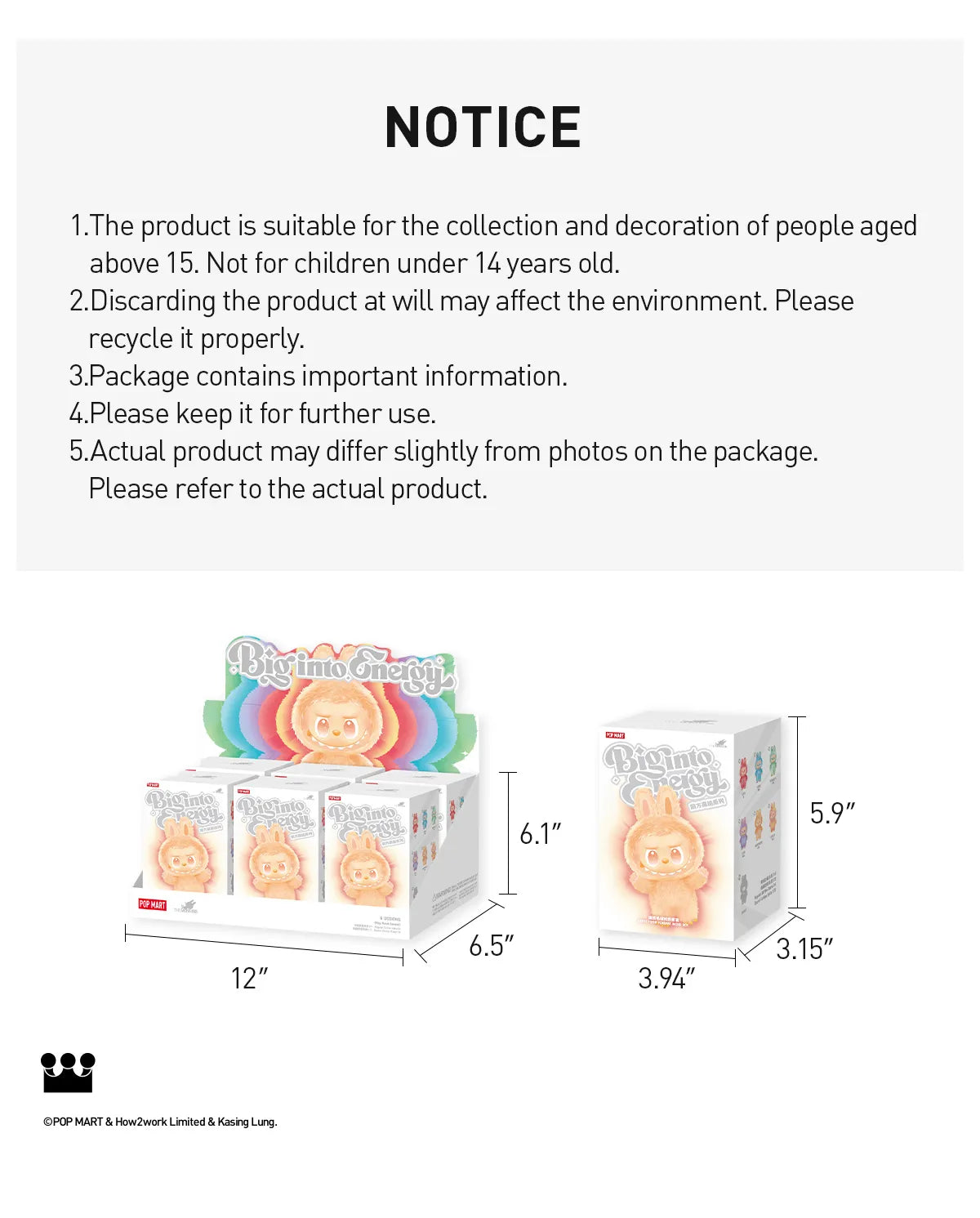 THE MONSTERS - Big into Energy Series - Vinyl Plush Pendant Blind Box