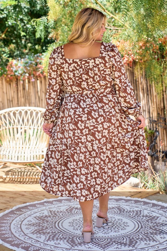 Floral Midi Dress by Simi Bloom