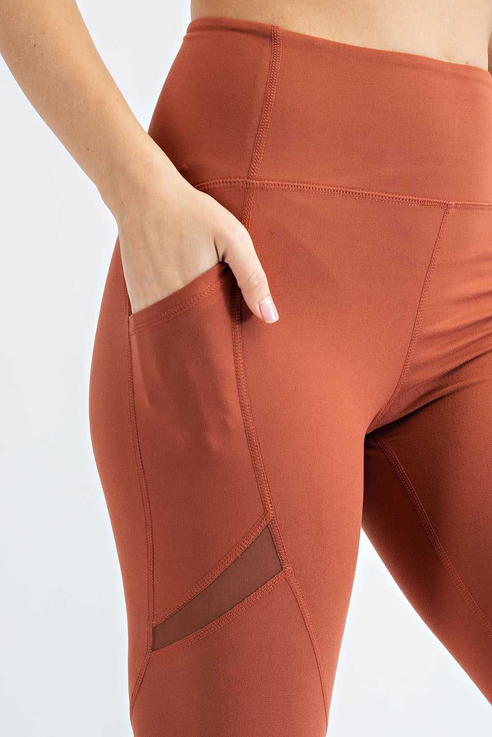 Mesh Full Length Leggings by Rae Mode