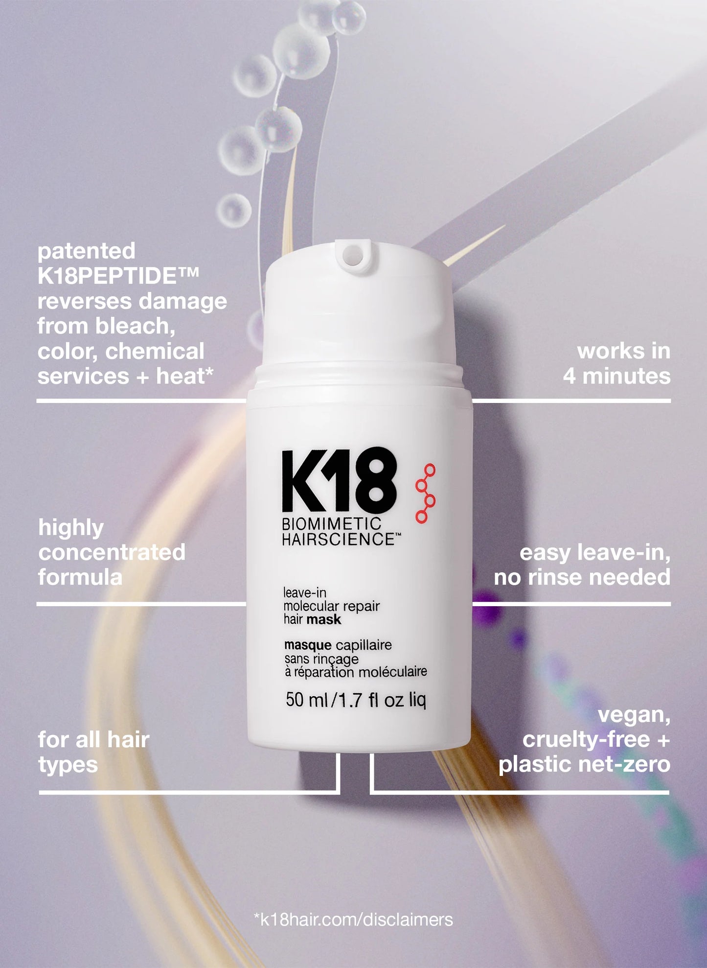K18 Molecular Repair Hair Mask