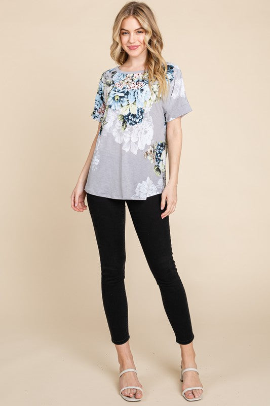 Relaxed Floral T-Shirt by Bombom