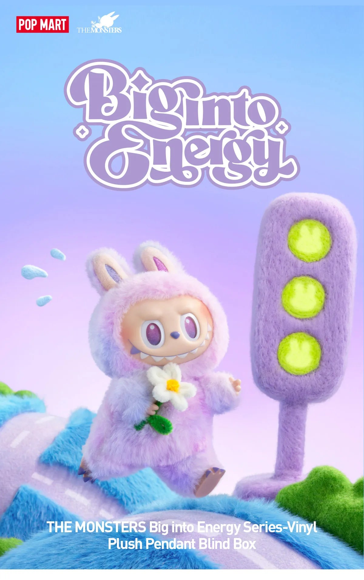 THE MONSTERS - Big into Energy Series - Vinyl Plush Pendant Blind Box