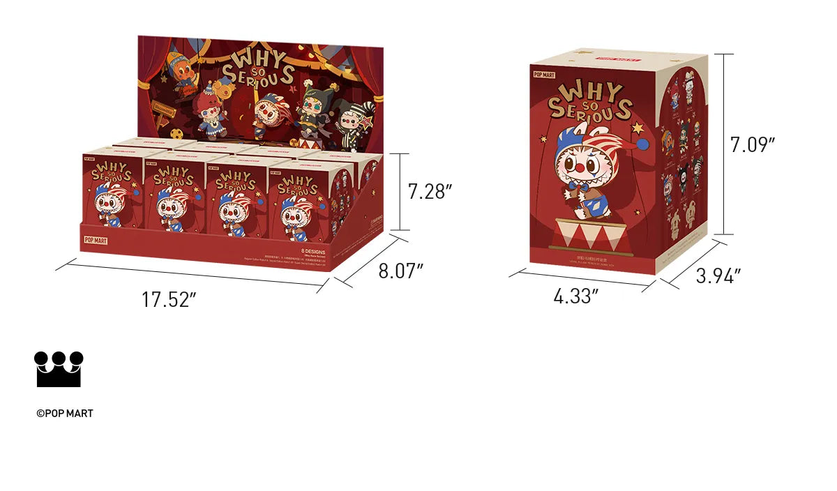 WHY SO SERIOUS Series - Vinyl Plush Pendants