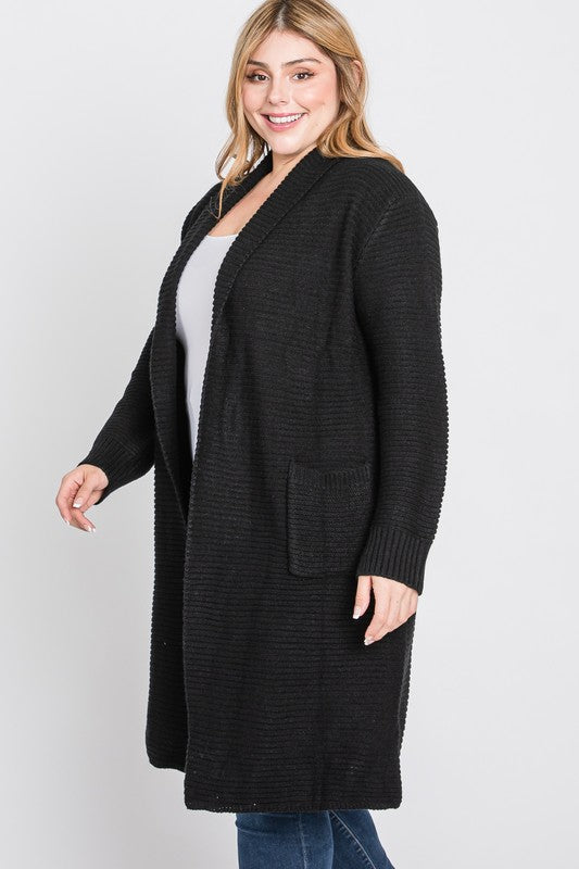 Heavy Acrylic Long Cardigan by Simi Bloom