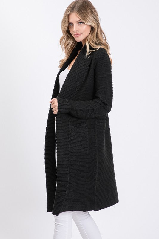 Heavy Acrylic Long Cardigan by Simi Bloom