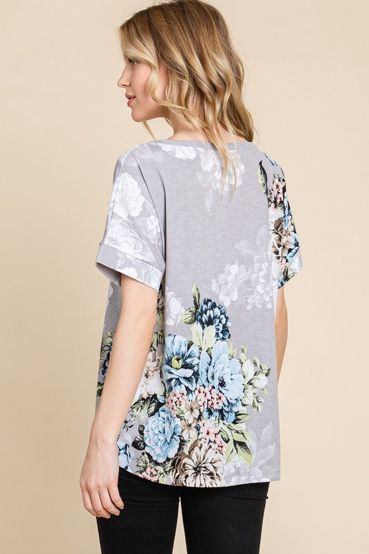 Relaxed Floral T-Shirt by Bombom