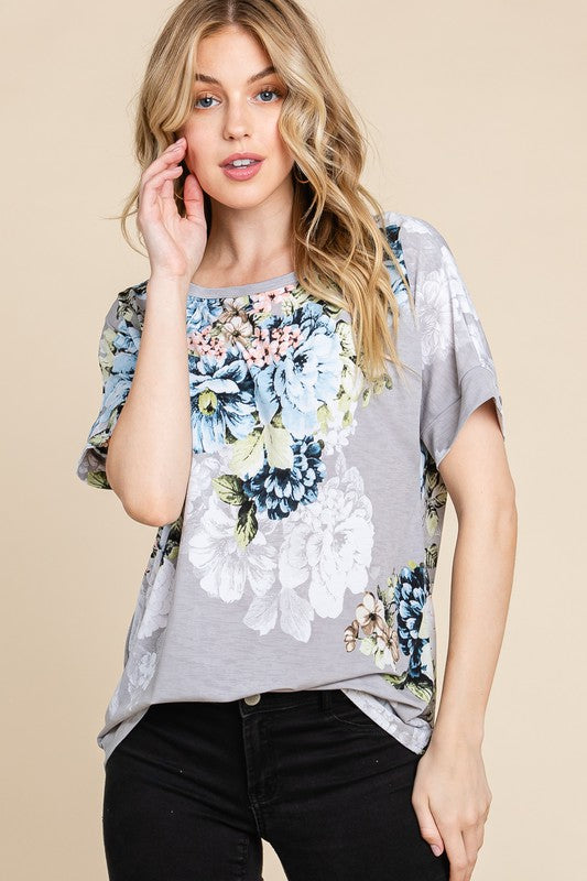 Relaxed Floral T-Shirt by Bombom
