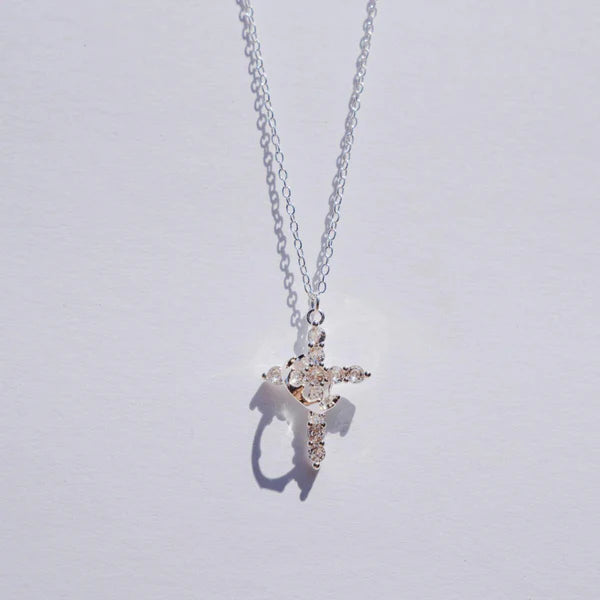 Crown + Cross Necklace