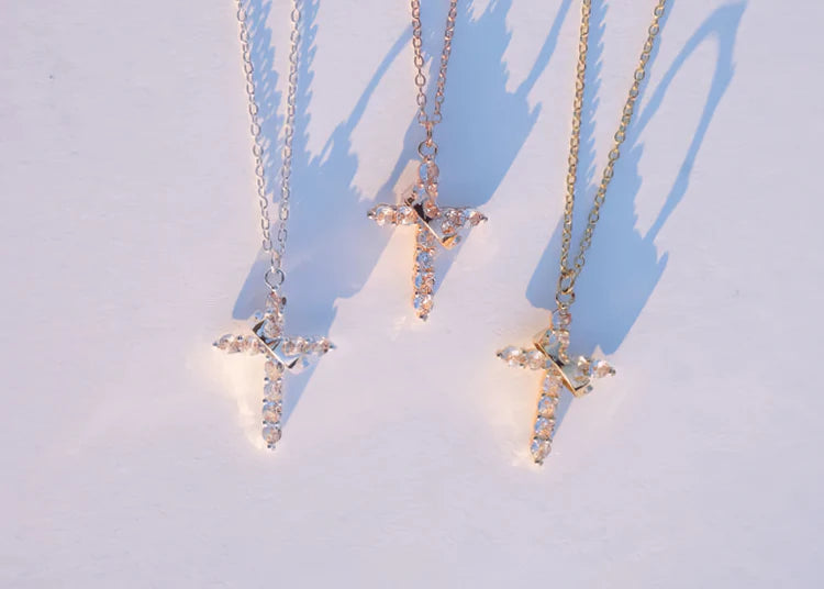 Crown + Cross Necklace