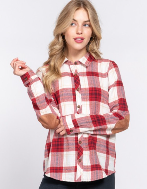 Long Sleeve Button Down by Active Basic